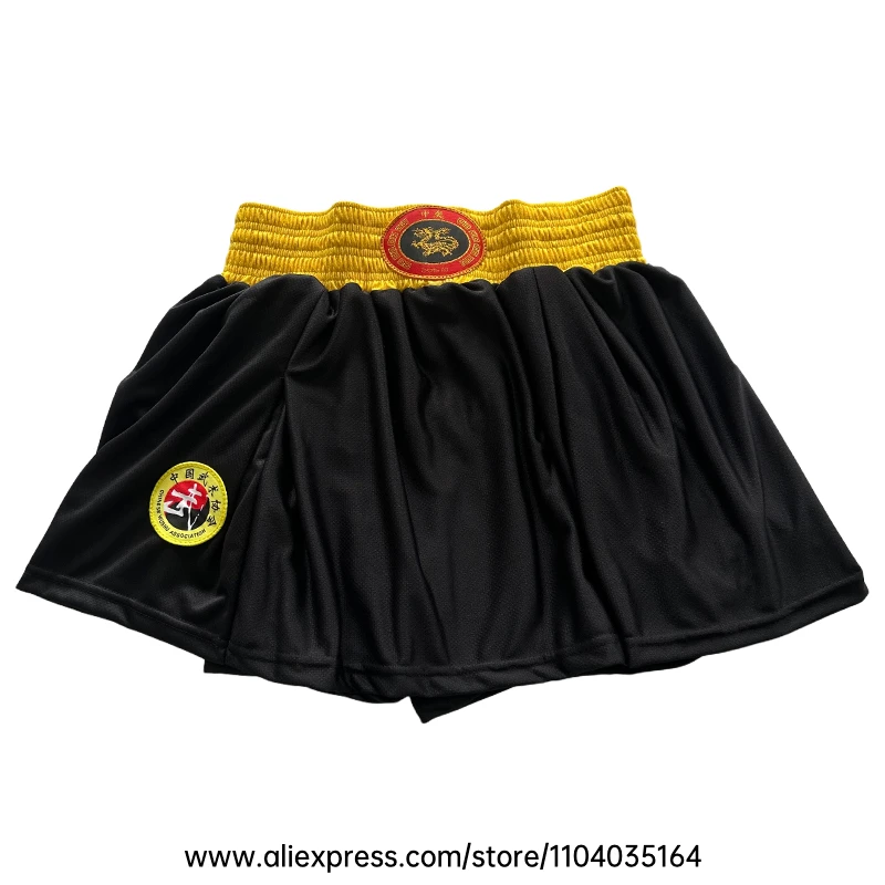 Women Sanda Boxing Uniform Set Sleeveless Tank Top with Skirt‑Style Shorts Martial Arts Training Outfit for Kickboxing Sparring