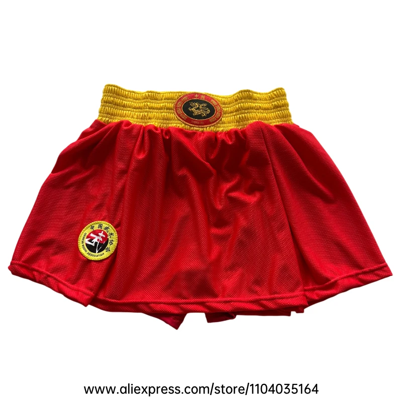 Women Sanda Boxing Uniform Set Sleeveless Tank Top with Skirt‑Style Shorts Martial Arts Training Outfit for Kickboxing Sparring
