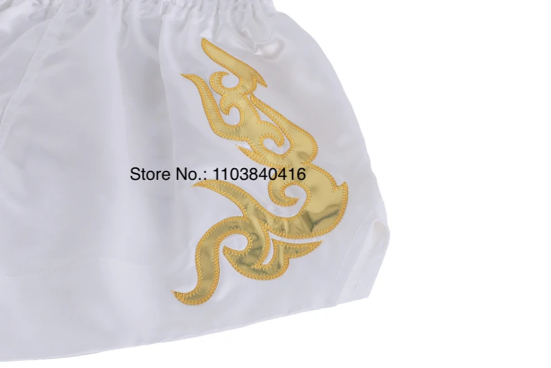 Muay Thai Shorts Boxing Pants Men Women Kids Lightweight Satin Martial Arts Grappling Clothes Kickboxing Cage Fighting Shorts