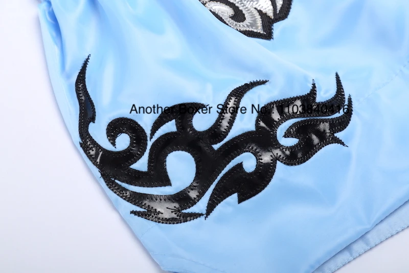 Muay Thai Shorts Durable Comfortable Boxing Apparel Satin Kickboxing Grappling Thaiboxing Pants Gym Martial Arts MMA Clothing