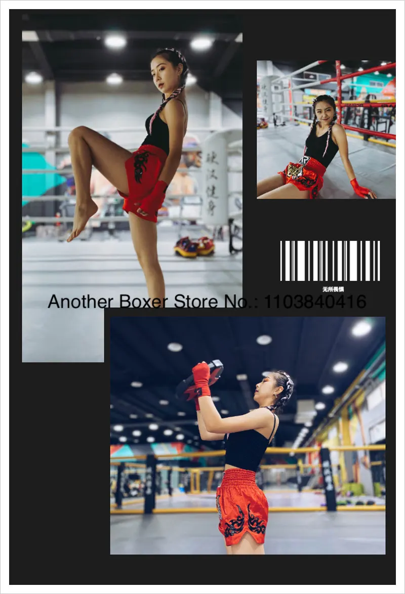 Muay Thai Shorts Durable Comfortable Boxing Apparel Satin Kickboxing Grappling Thaiboxing Pants Gym Martial Arts MMA Clothing