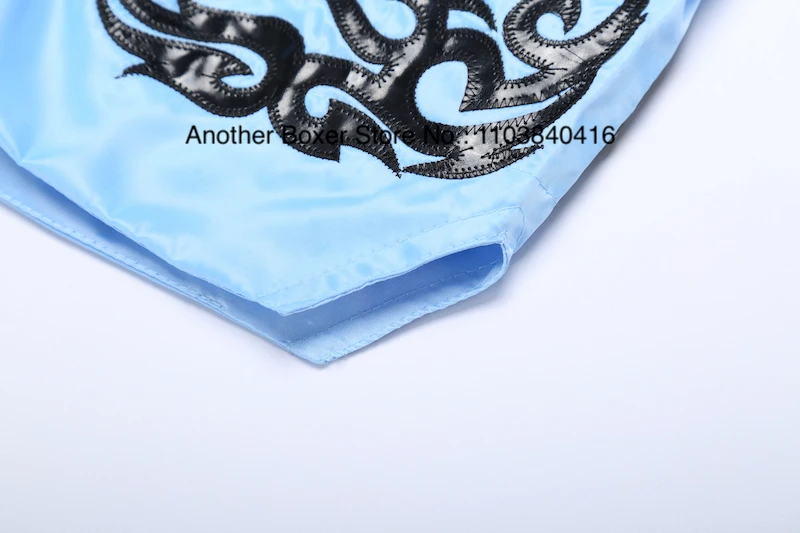 Muay Thai Shorts Durable Comfortable Boxing Apparel Satin Kickboxing Grappling Thaiboxing Pants Gym Martial Arts MMA Clothing