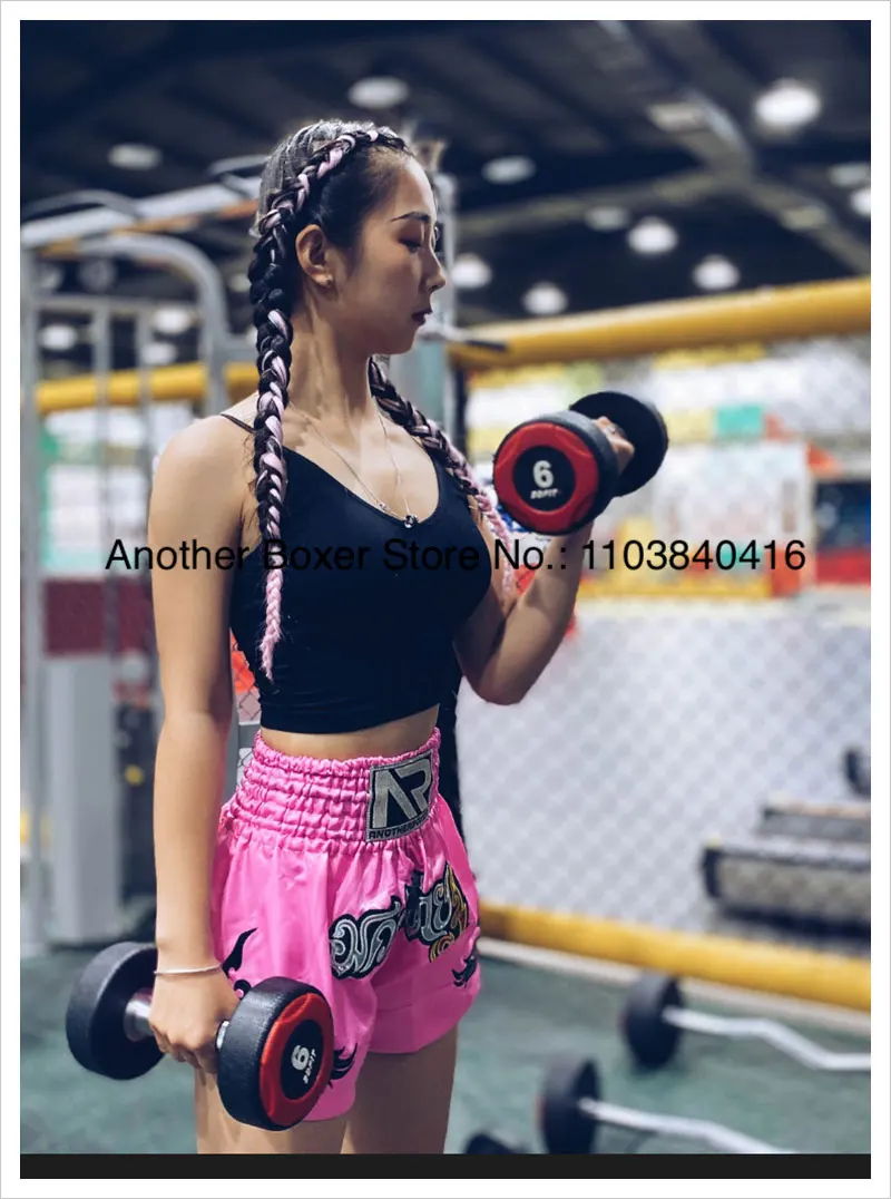 Muay Thai Shorts Durable Comfortable Boxing Apparel Satin Kickboxing Grappling Thaiboxing Pants Gym Martial Arts MMA Clothing