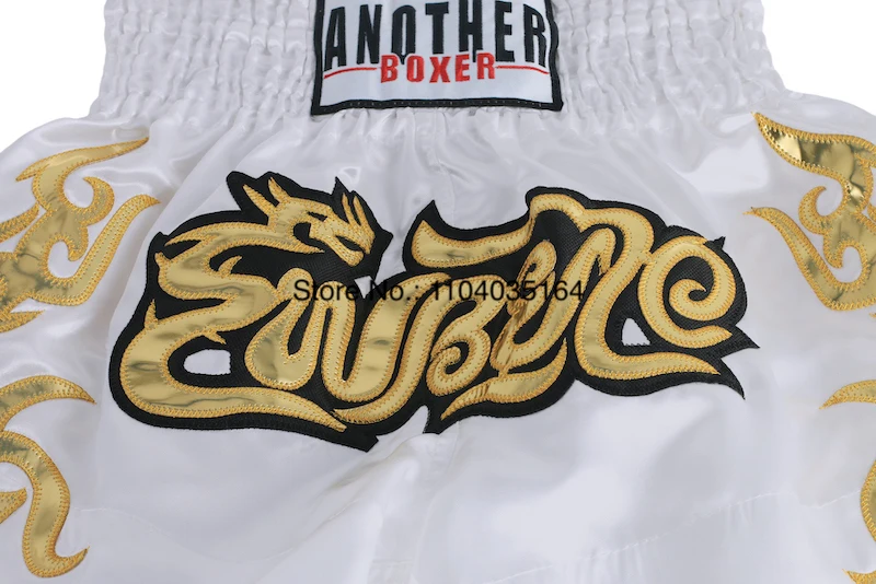 Shorts for Thai Boxing Embroidery Muay Thai Pants Men Women Kids Embroidery Satin Sparring Kickboxing Cage Fighting Shorts Pink