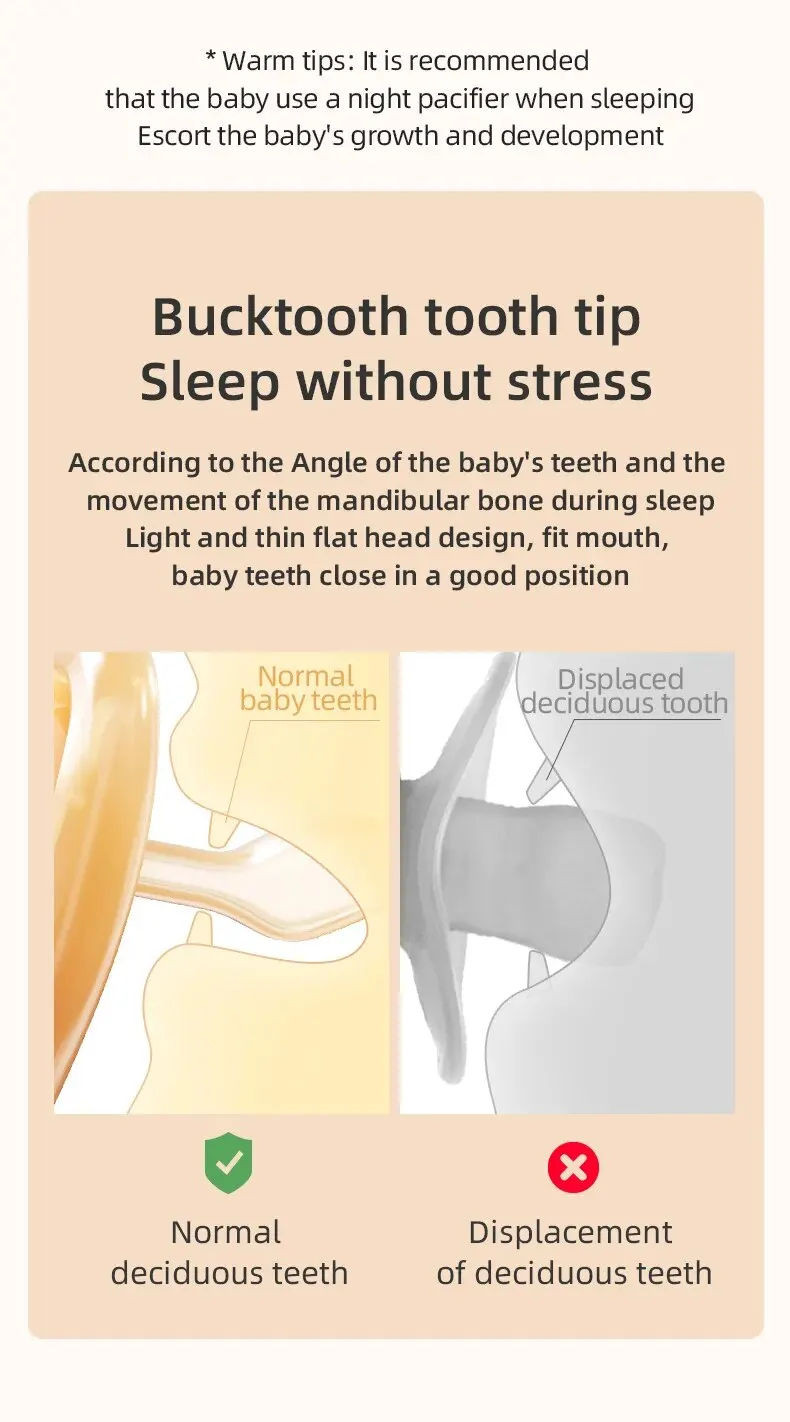 Anpei Baby Sleeping Soft Anti Bloating Pacifier