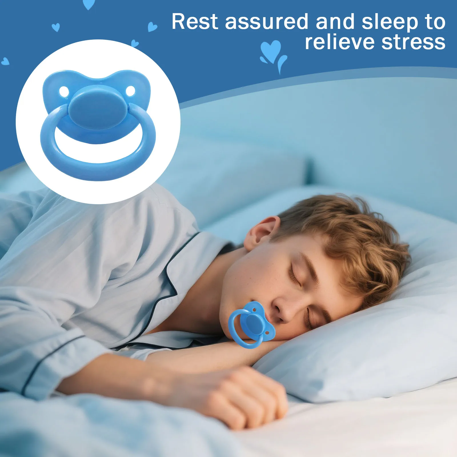 Adult Pacifier Silicone Dummy Nipple Chewing Toy Soother Pacifiers For Autisms High Pressure Work And Restless Nights