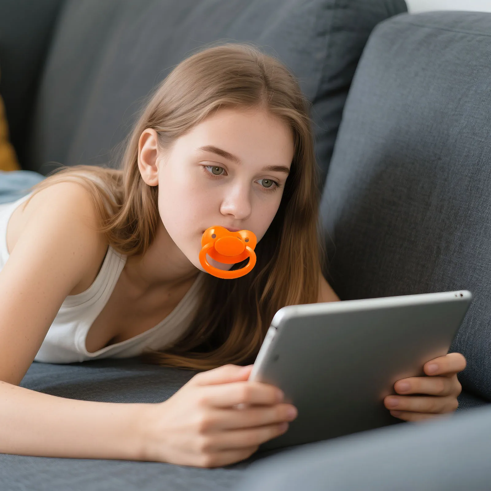Adult Pacifier Silicone Dummy Nipple Chewing Toy Soother Pacifiers For Autisms High Pressure Work And Restless Nights