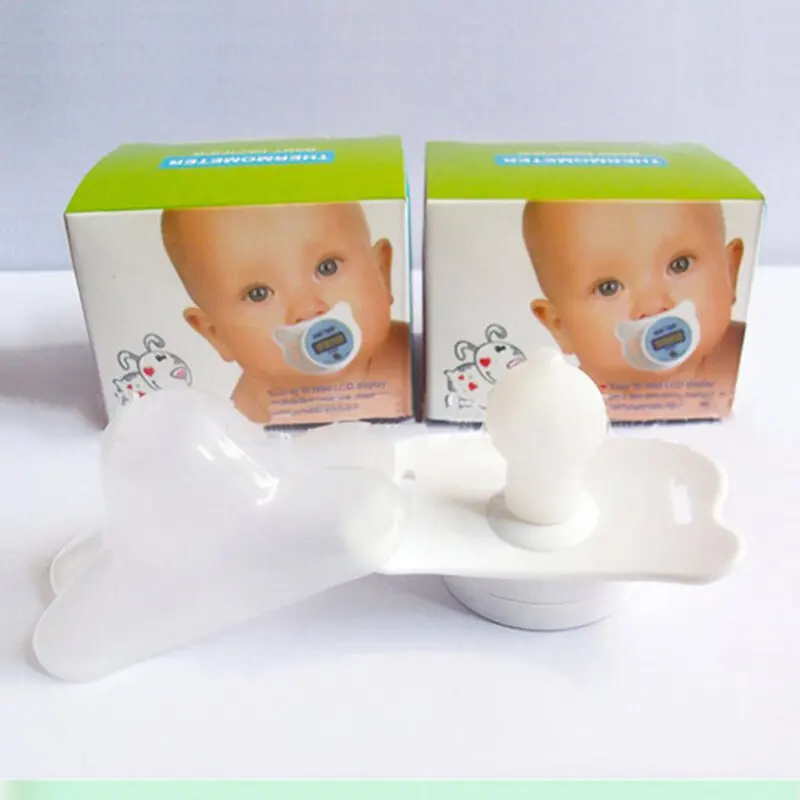 Baby Pacifier Thermometer Infant and Child Oral Temperature Measurement Oral Pacifier Electronic Thermometer Soothing