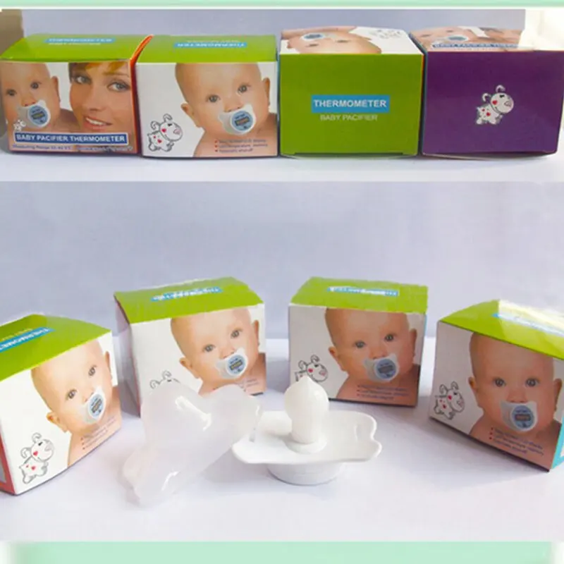 Baby Pacifier Thermometer Infant and Child Oral Temperature Measurement Oral Pacifier Electronic Thermometer Soothing