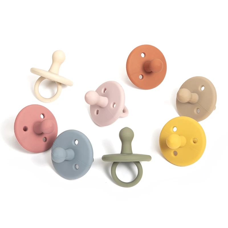 Newborn Dummy Soother Food Grade Silicone Baby Soother Pacifier BPA Free Infant Nipple Soft Nursing Accessories