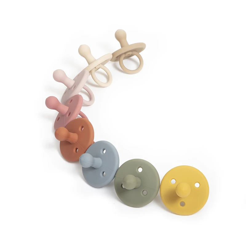 Newborn Dummy Soother Food Grade Silicone Baby Soother Pacifier BPA Free Infant Nipple Soft Nursing Accessories