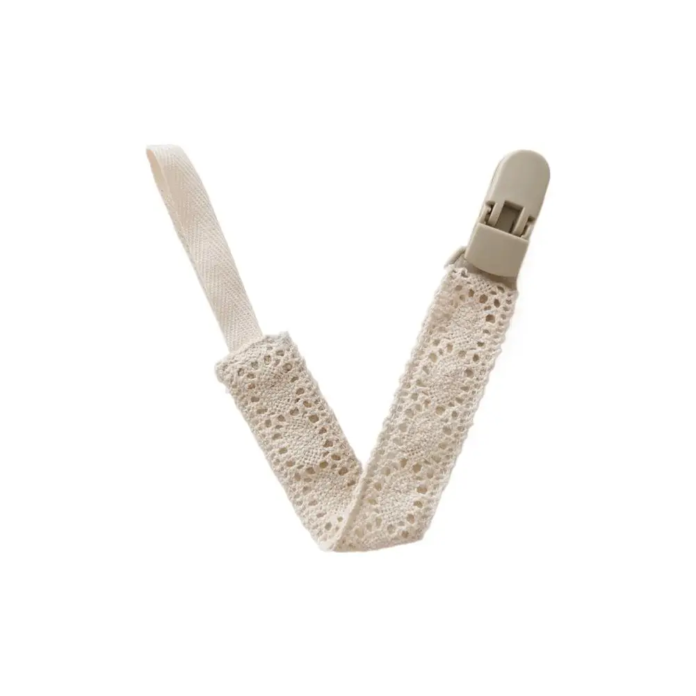 Baby Pacifier Clip Floral Pattern Plastic Holder Dummy Clip Soother Strap Children Accessory