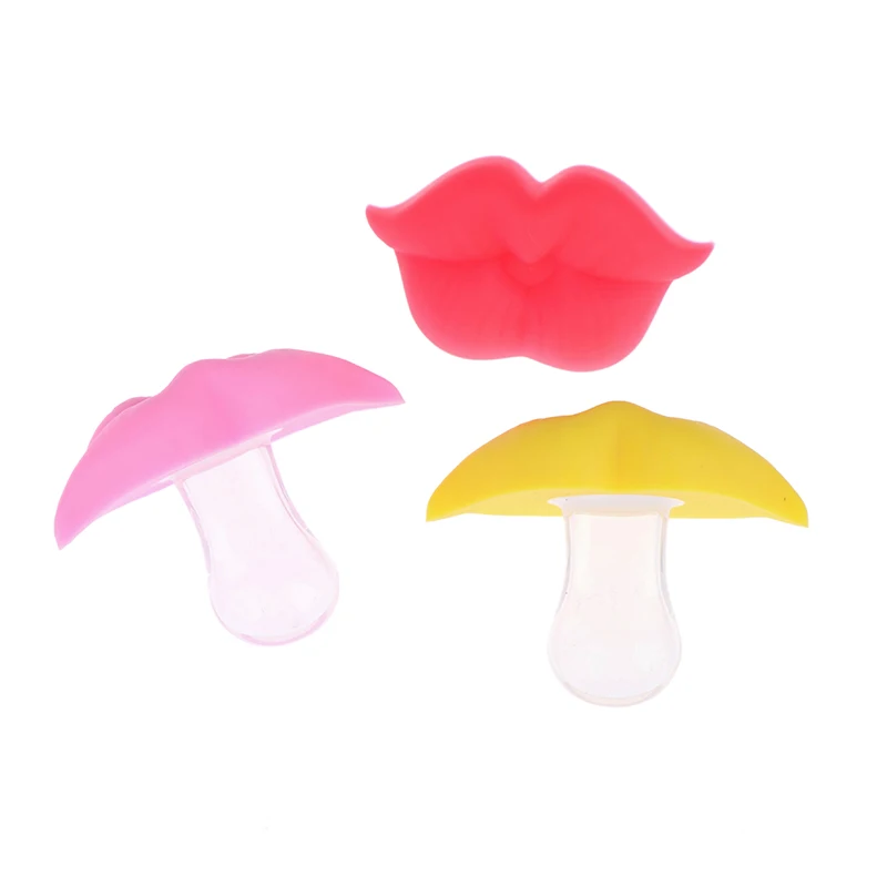 Lip-Shaped Pacifier For Babies Funny Comfortable Silicone Soother With Orthodontic Nipples Perfect For Toddler Feeding