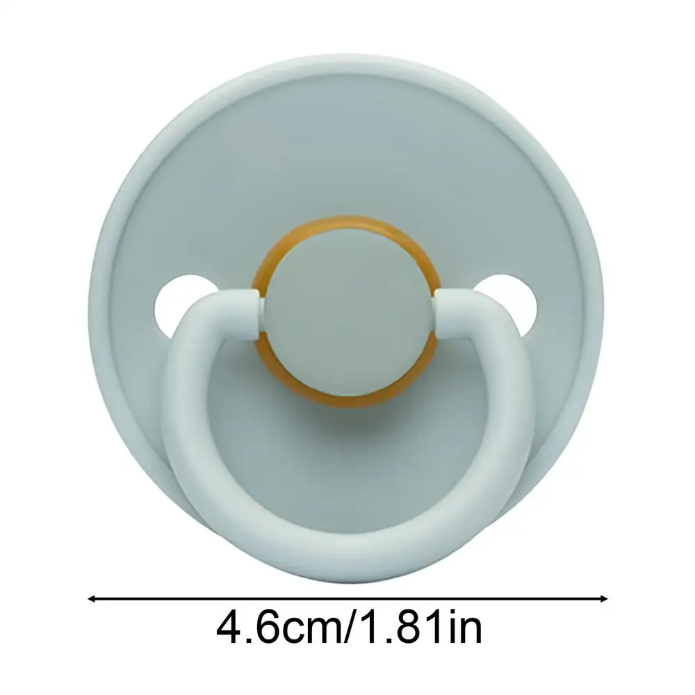 Portable Silicone Sooth Pacifier Soothing Nipple for Breastfeeding Babies Chewable Teether Toy for Children Girl Boy Home Use