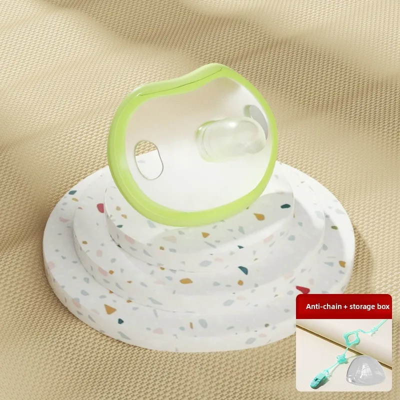 Newborn Pacifier Made of Food-grade Soft Silicone, Mimics Mother's Milk, Anti-colic, Easy To Clean, A Must-have for Baby's Sleep