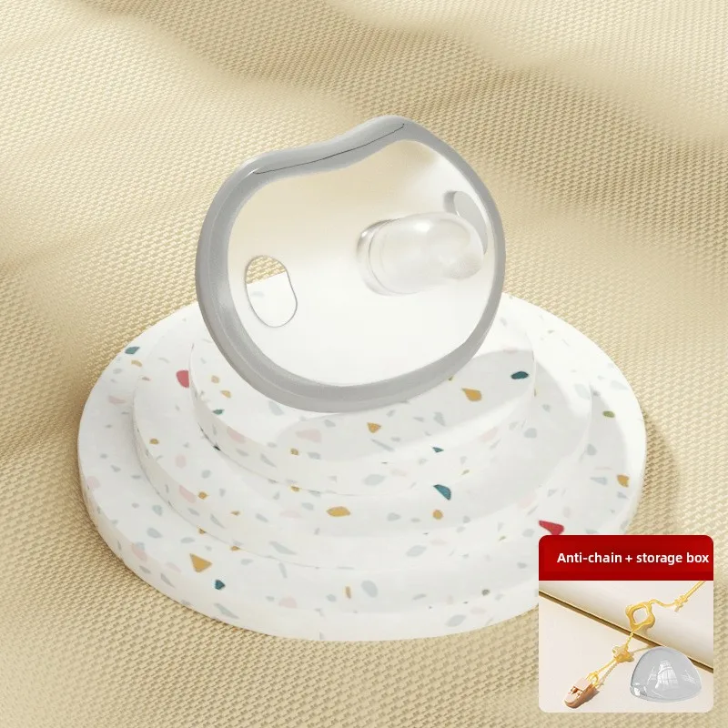 Newborn Pacifier Made of Food-grade Soft Silicone, Mimics Mother's Milk, Anti-colic, Easy To Clean, A Must-have for Baby's Sleep