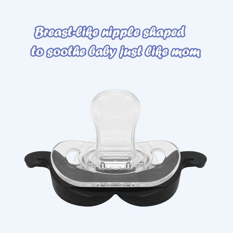 Funny Baby Pacifiers Soft Silicone Animals Plants Santa Baby Teether for Baby Infant Toddler Safe Materials BPA Free Latex Free