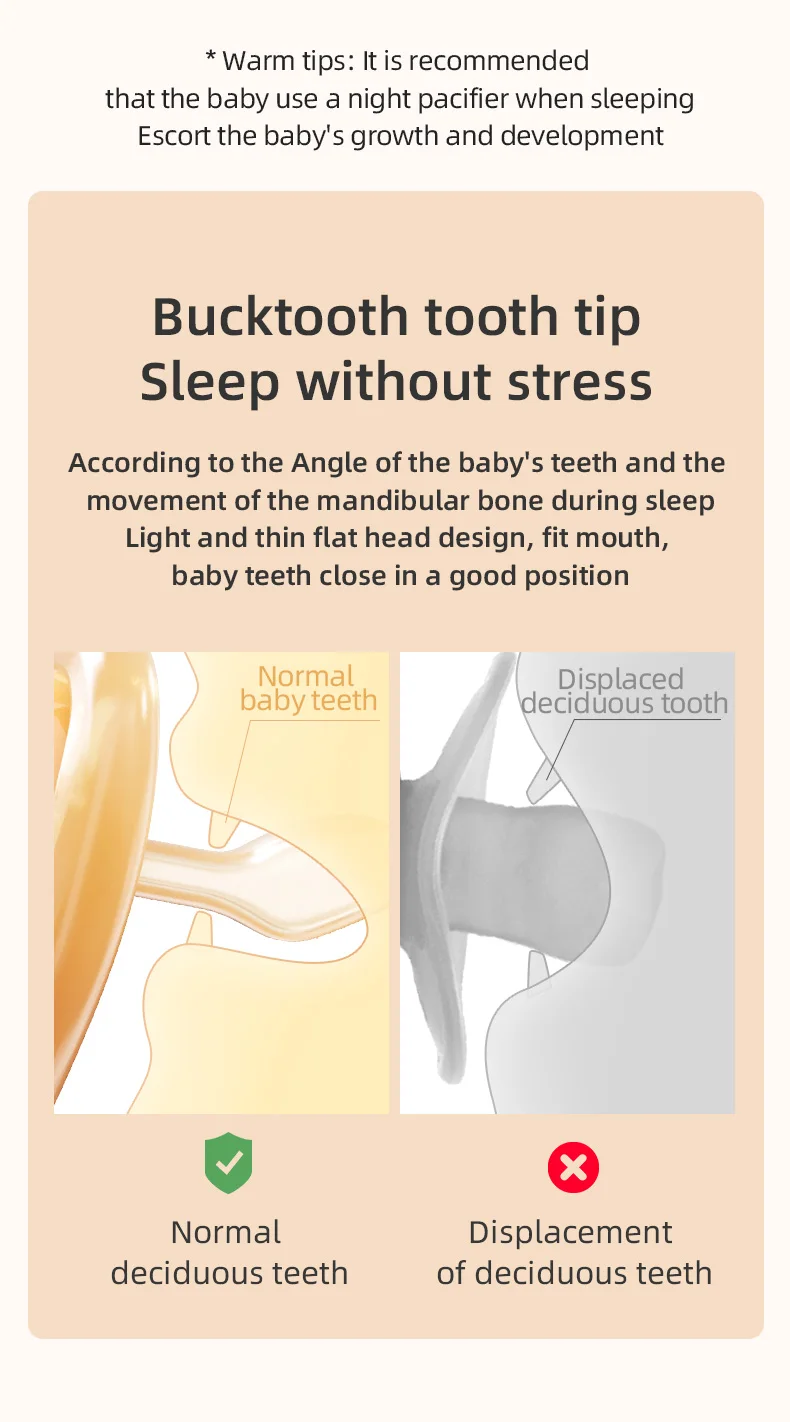 Anpei Baby Sleeping Soft Anti Bloating Pacifier
