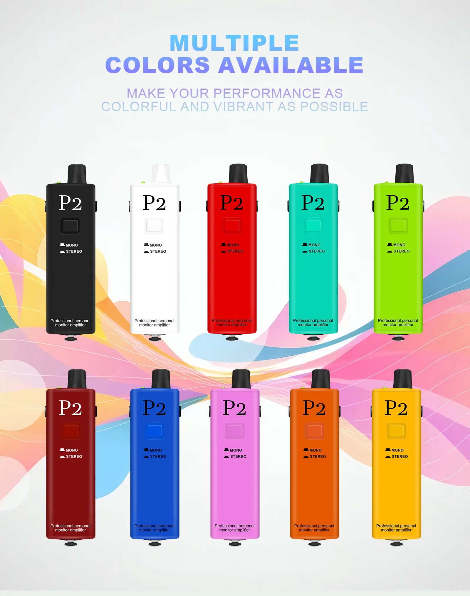 P2 Portable In-Ear Monitor Amplifier, Headphone Amp Na May XLR At TRS Input, 3.5mm Output