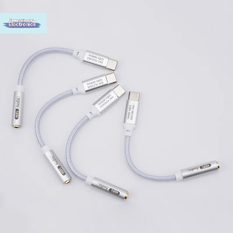 【Type C To 3.5mm HiFi DAC Headphone Amplifier CX31993 Chip USB C Audio Decoder AMP Adapter DAC Amplifier For Android】