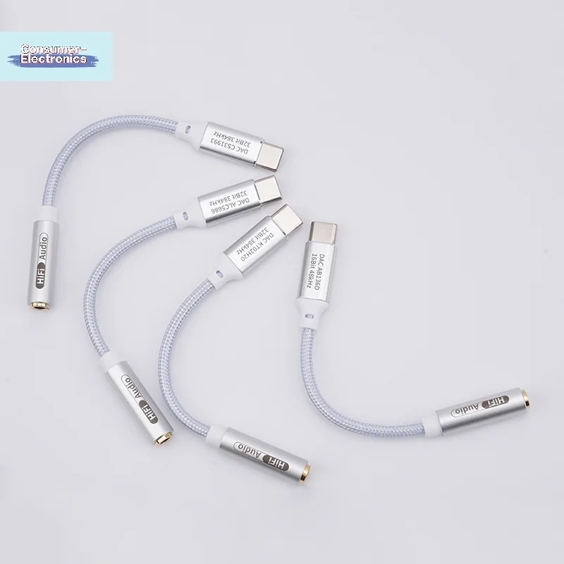 【Type C To 3.5mm HiFi DAC Headphone Amplifier CX31993 Chip USB C Audio Decoder AMP Adapter DAC Amplifier For Android】