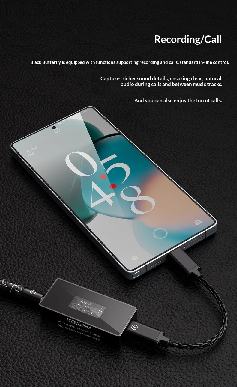 TRN Black Pearl Portable Hifi Digital Audio Dac Headphone Amplifier Adapter For Mobile Phone