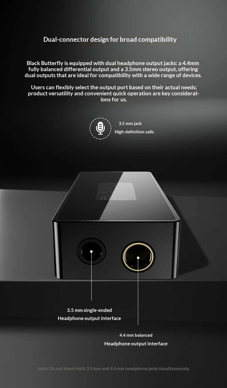TRN Black Pearl Portable Hifi Digital Audio Dac Headphone Amplifier Adapter For Mobile Phone