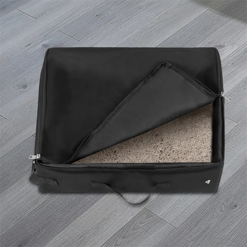 Portable Folding Travel Pet Litter Box Dog Toilet Tray Folding Cat Litter Potty Waterproof Outdoor Foldable Cat Litter Box