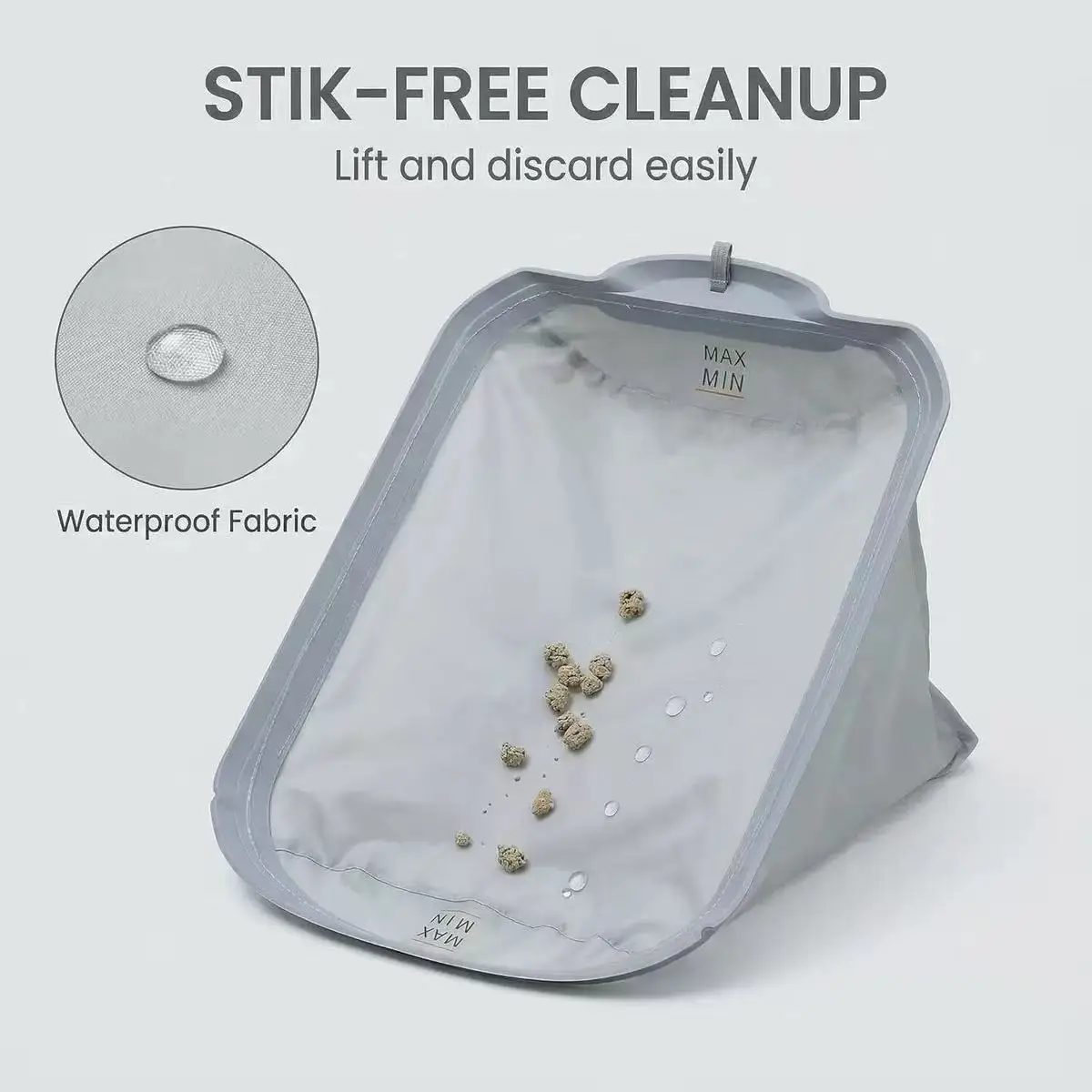 2PCS Cat Litter Box Accessorries Waterproof Pad for Automatic Self Cleaning Cat Litter Box Sandbox Replaced Cat Litter Pad
