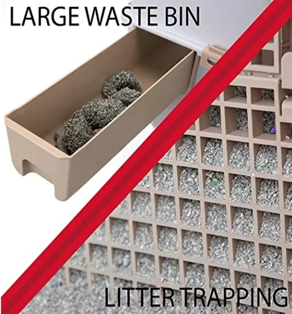 Cat Litter Box Sandbox Tray Filler For Cats Toilet Self-Cleaning Dustbin With Absorbent Crystal Garbage Sanitation