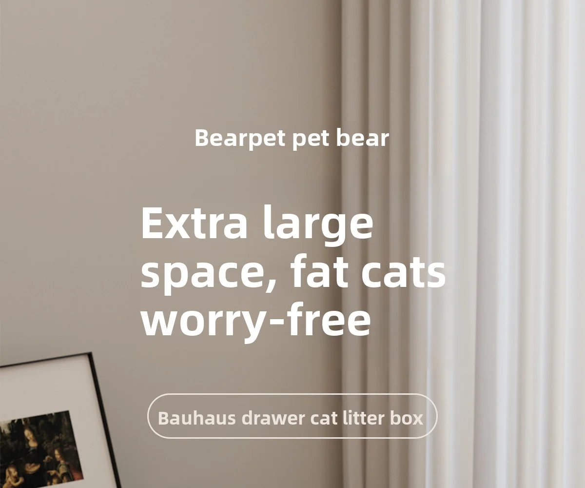 Extra Large Enclosed Cat Litter Box With UV Sterilization Drawer Type Anti Splash Odor Control Spacious For Fat Cats Easy Clean