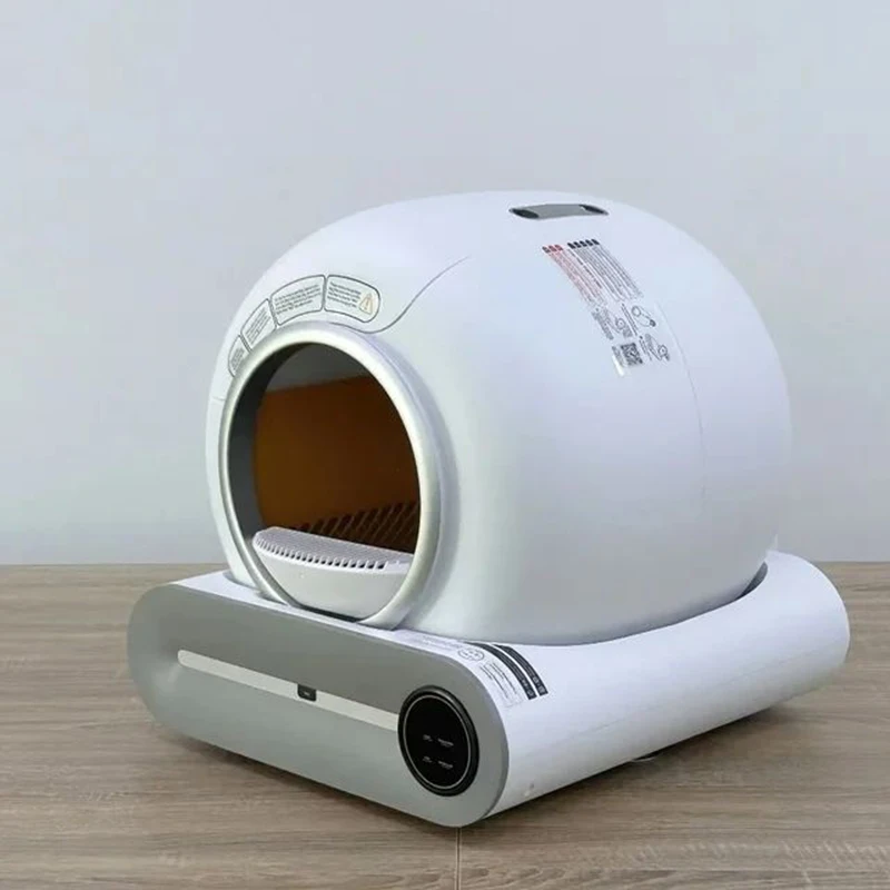 Booteely 65L Automatic Smart Cat Litter Box Self Cleaning Fully Enclosed Cat Litter Box Pet Toilet Litter Tray English Versions