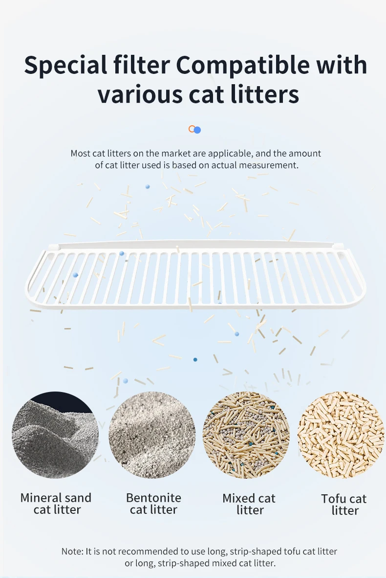 Smart Cat Litter Box Self Cleaning Automatic Cat Toilet 64L APP Control Remove Odor Deodorization Anti-sticking Pet Cat Bedpan