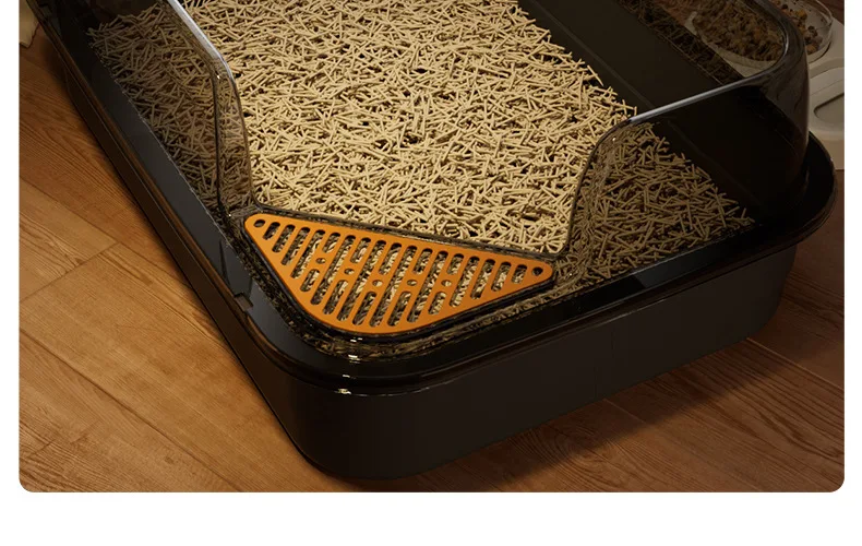 Cat Litter Box Oversized Splash-proof Plastic Cat Litter Box Large Take-out Pet Cat Toilet Pet Supplies