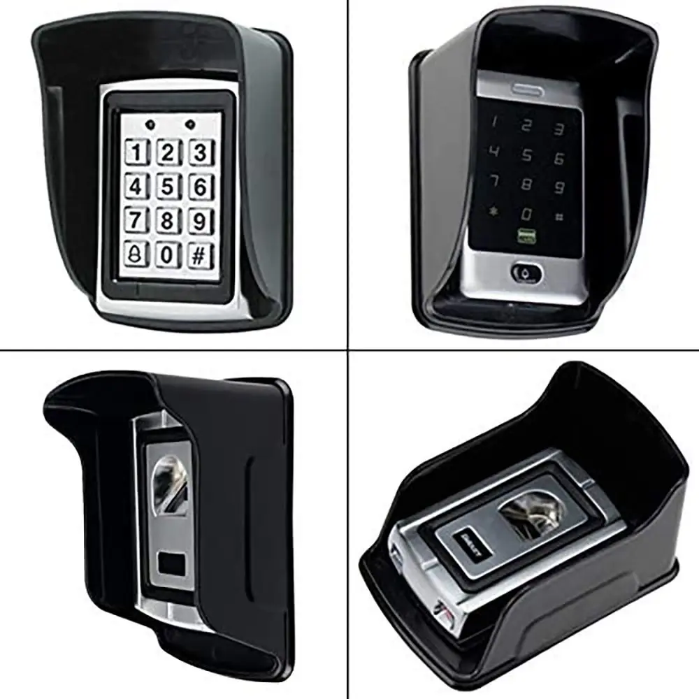 Access Controller RFID Card Fingerprint Access Keypad Reader Rain Shield Waterproof Cover Access Control Shell Rain Cover