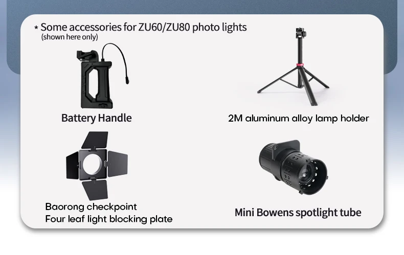 30cm Parabolic Softbox Mini Bowens Mount Quick mount and release for studio shooting continuous lighting flash matches ZU60/ZU80