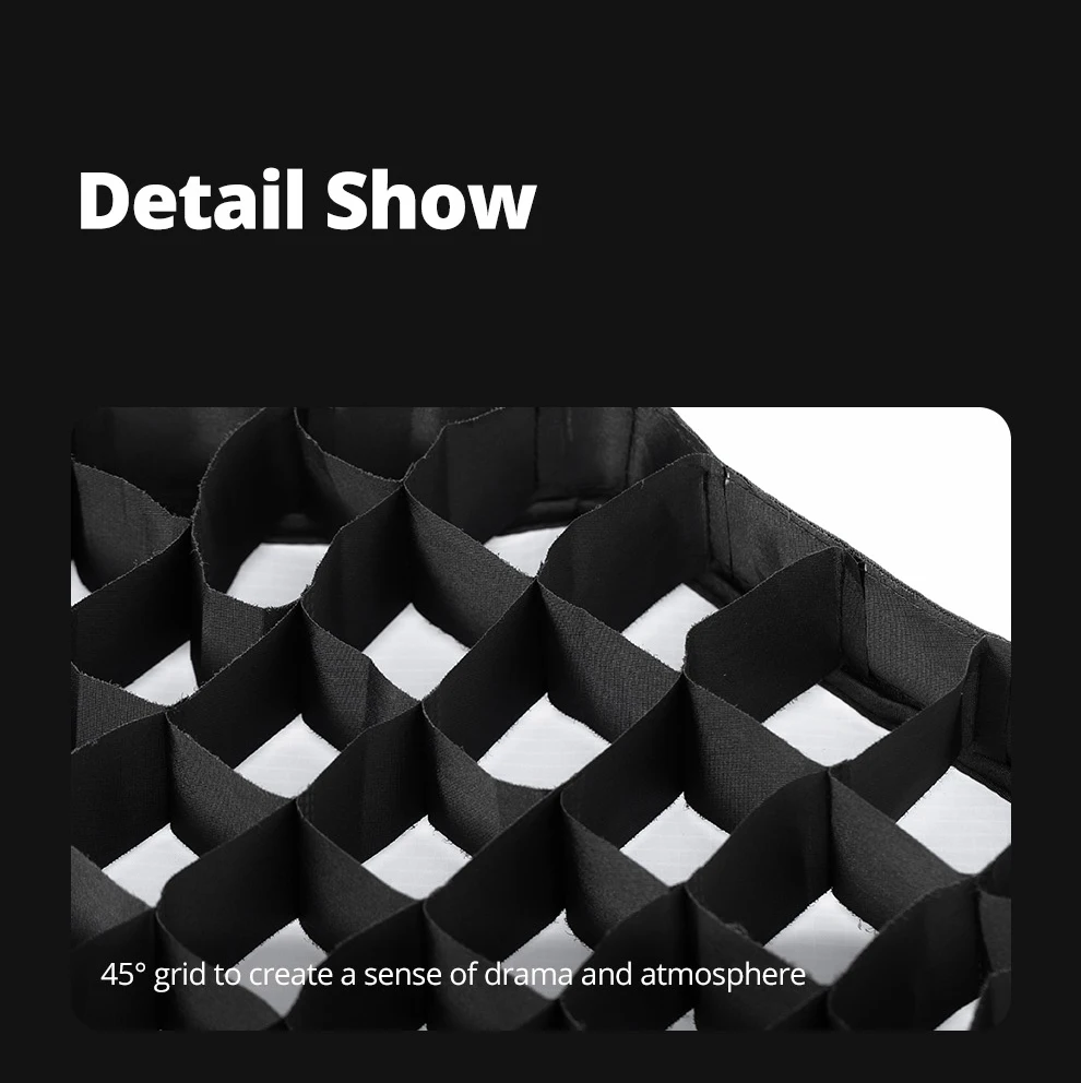 Ambitful FS Series FS40cm 60cm 80cm Quick-Setup Octagon Softbox Bowens Mount for Godox Aputure Sokani Studio LED Video Light