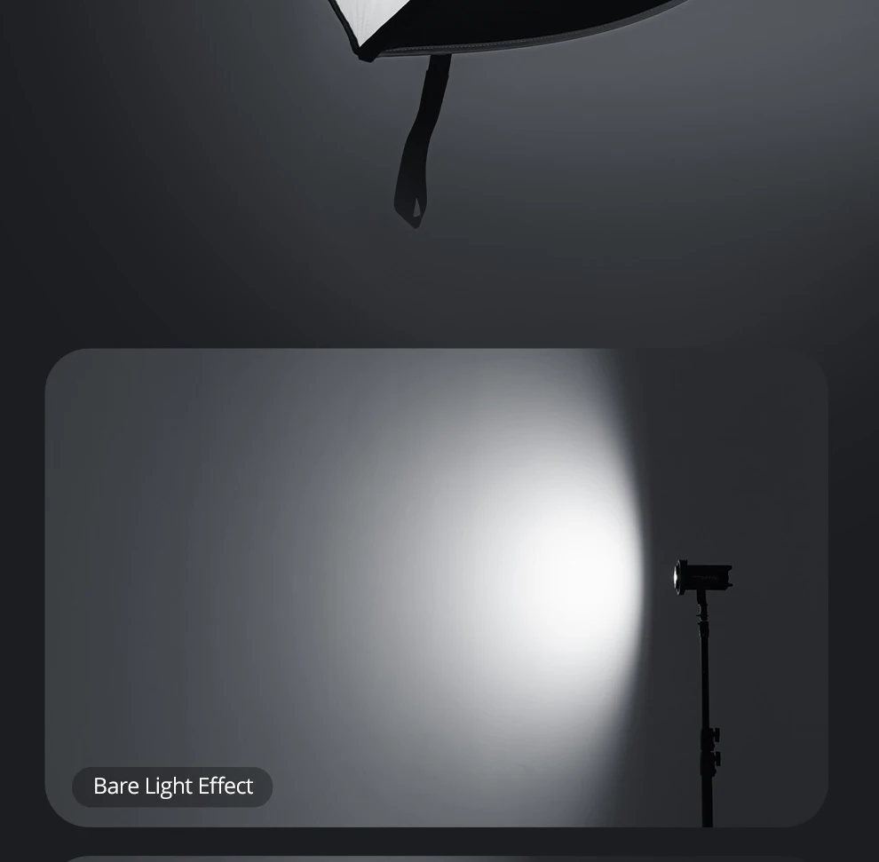 Ambitful FS Series FS40cm 60cm 80cm Quick-Setup Octagon Softbox Bowens Mount for Godox Aputure Sokani Studio LED Video Light
