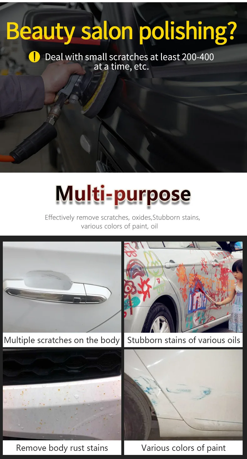 Nano Sparkle Cloth Car Scratch Repair Accessories Multifunction Nano Magic Cloth Scratch Remover Scratch Repair Water Polishing