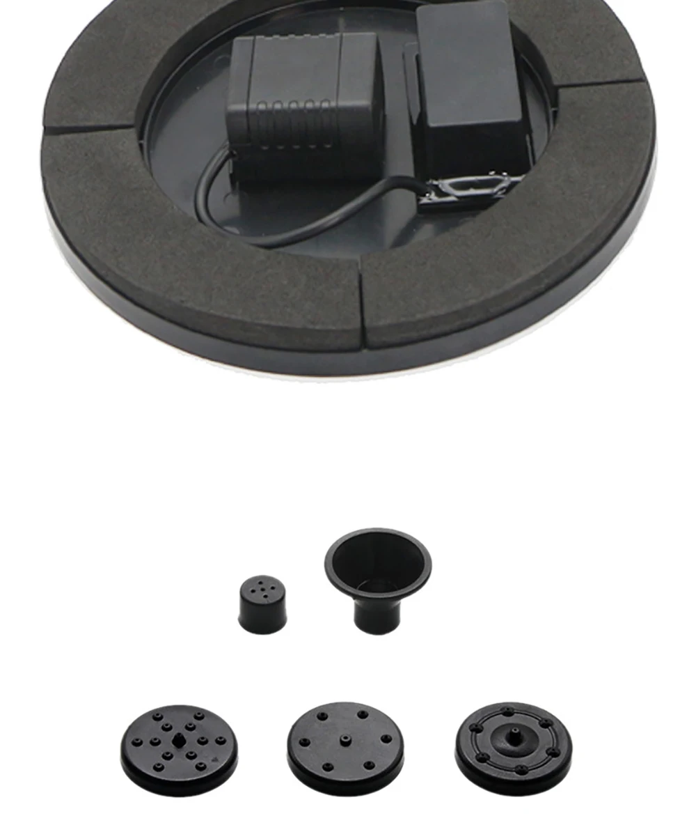 Mini Solar Water Fountain Pool Pond Waterfall Fountain Garden Decoration Outdoor Bird Bath Solar Powered Fountain Floating Water