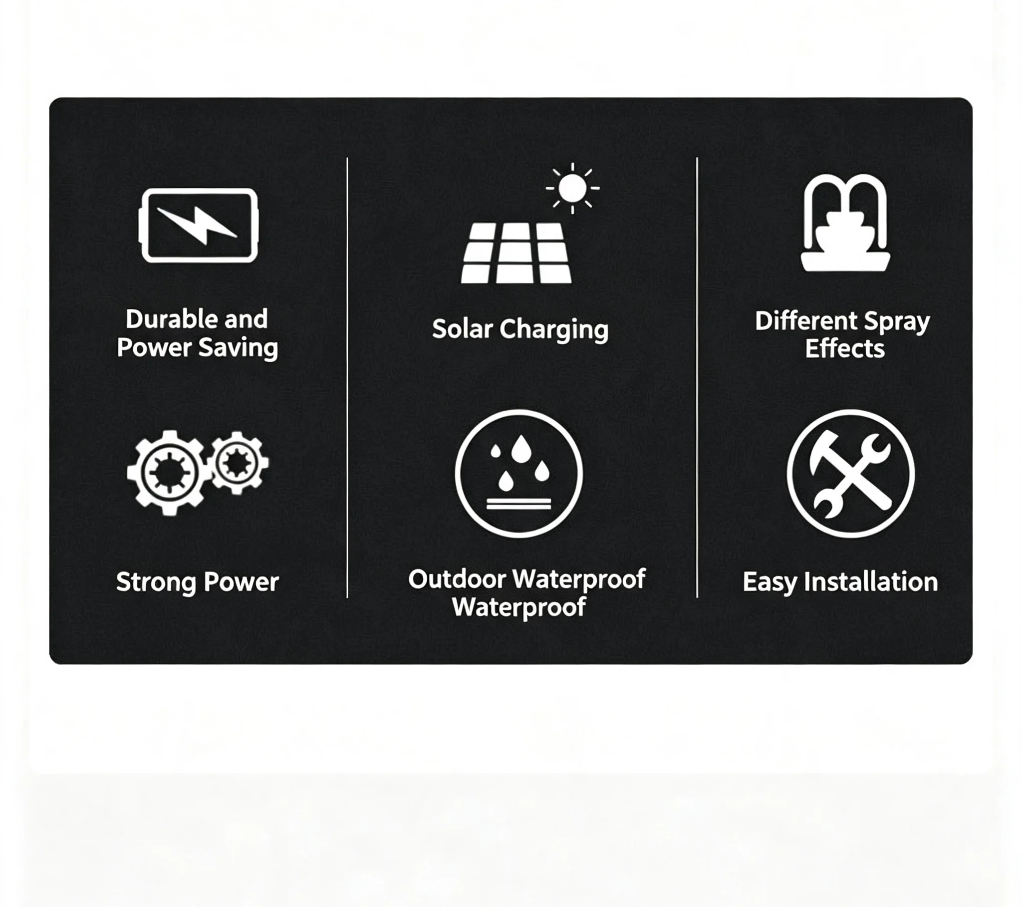 Solar Fountain Pump Floating Solar Panel Bird Baths Water Fountain with 4 Nozzles For Garden Outdoor Water Pool Pond Decor