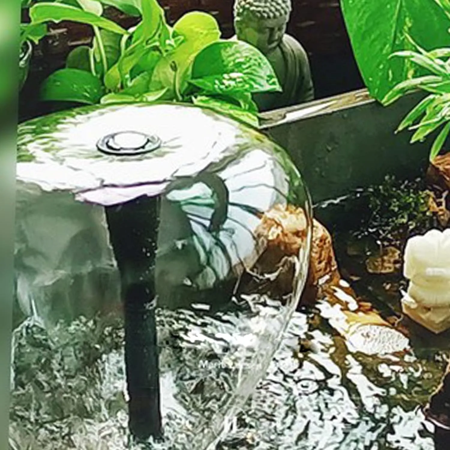 8/9PCS Fountain Pond Nozzles Solar Fountain Water Feature Pond Pump Accessories Fountain Nozzles Replacement Part Set for Garden