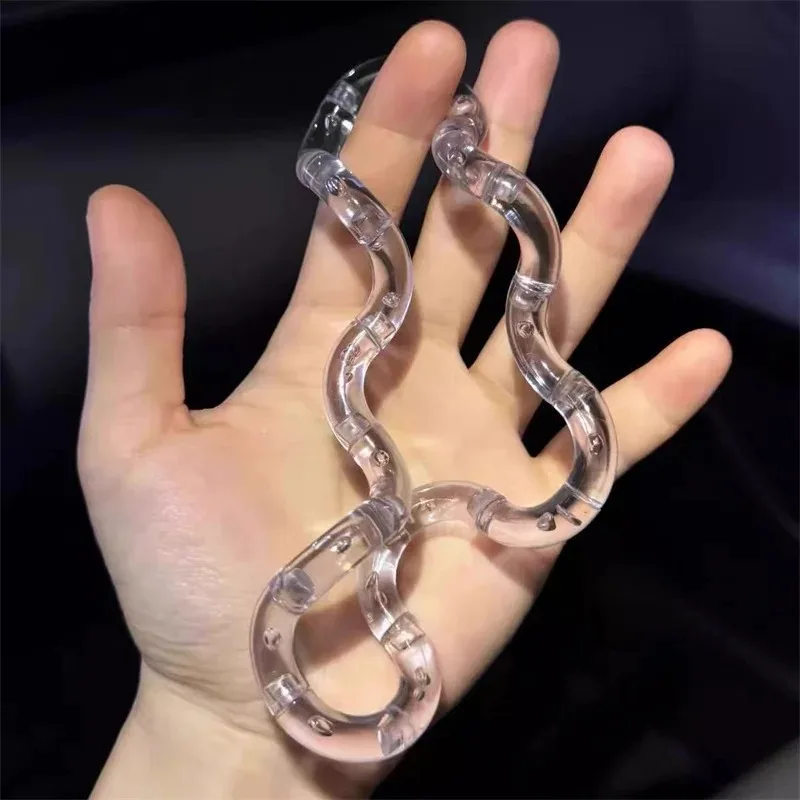Transformable Knot Stress Relief Toy Rainbow Twisting Rope for Adults and Students, Boredom Busting Gadget for Class and Office, Portable Anti-Anxiety Stress-Relief Fidget Toy