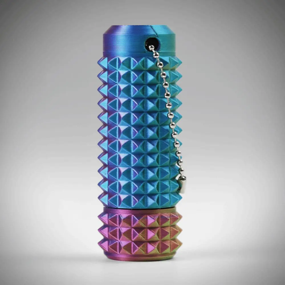 3D Printed Spiky Sensory Fidget Toys Mini Pocket Grippie Stim Stress Fidget Toy 360 degree bearing rotation Roller