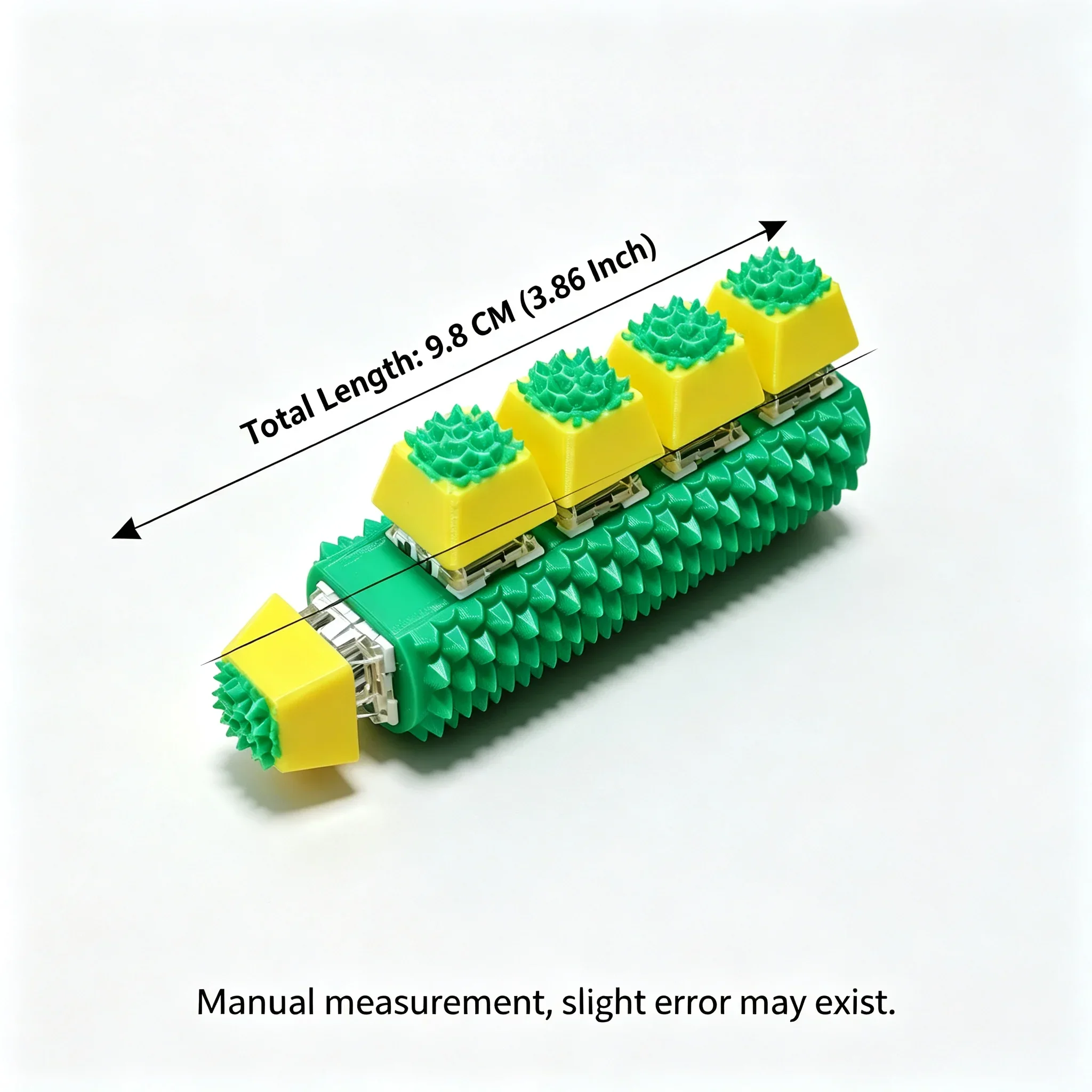 5 Key Spiky Sensory Fidget Clicker Textured Finger Press Fidget Toy Stress Relief Finger Training Quiet Fidget Hand Toy for Gift