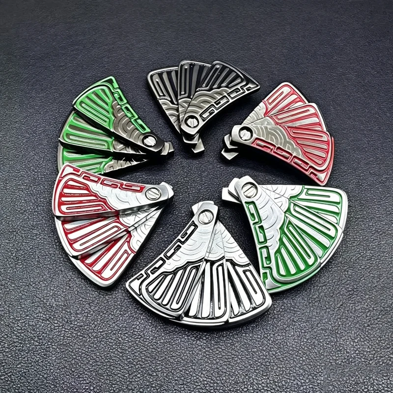Fidget Folding Fan Click Slider Quiet Anxiety Stress Relief Calm Down Autism ADHD Focus Cool Magnetic Gadgets For Adults