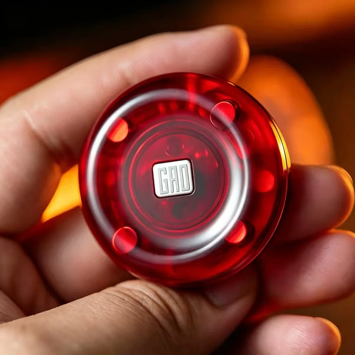 GAO Studio Shake Vibe EDC Push Slider Fidget Card Toy Magnetic Haptic Feel Coin Stress Relief Toy For Adult Gfit No Battery