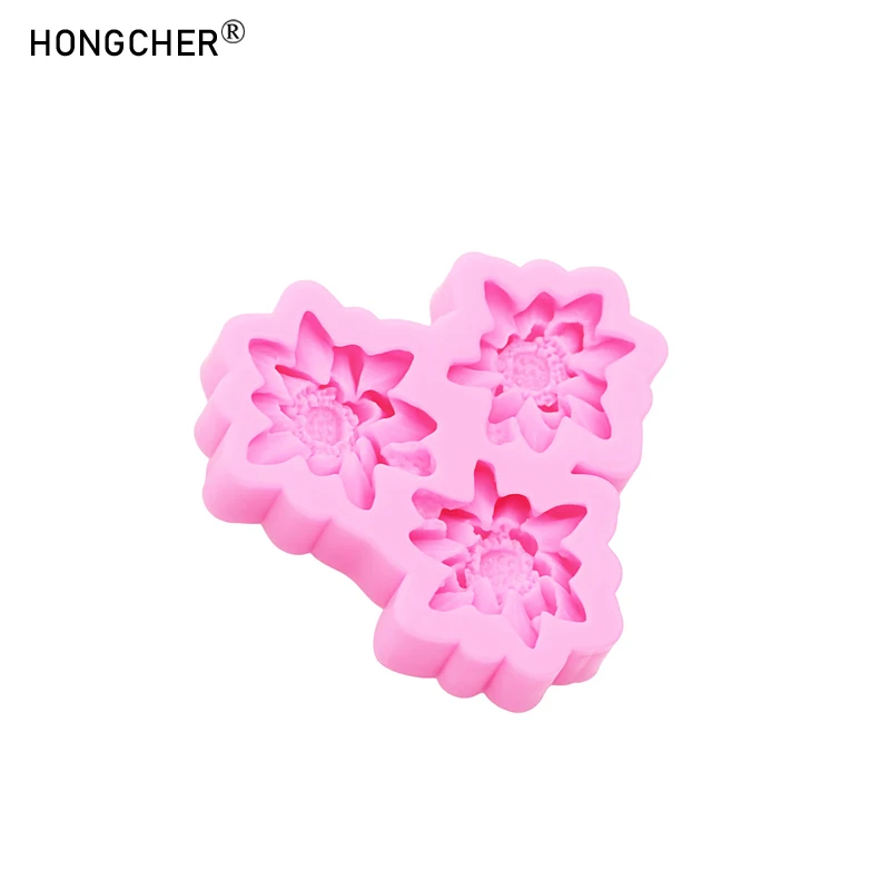 Peony & Rose Silicone Molds for Resin Jewelry DIY Handmade Chocolate Fondant Cakes Phone Case Decoration Baking Mold