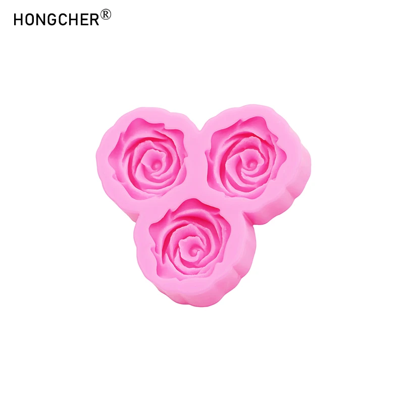 Peony & Rose Silicone Molds for Resin Jewelry DIY Handmade Chocolate Fondant Cakes Phone Case Decoration Baking Mold