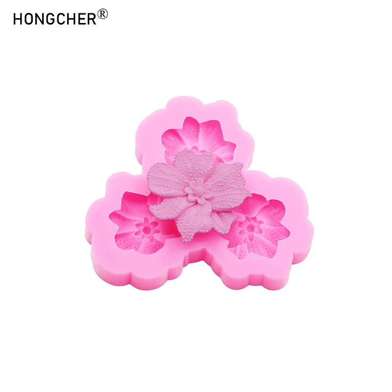 Peony & Rose Silicone Molds for Resin Jewelry DIY Handmade Chocolate Fondant Cakes Phone Case Decoration Baking Mold